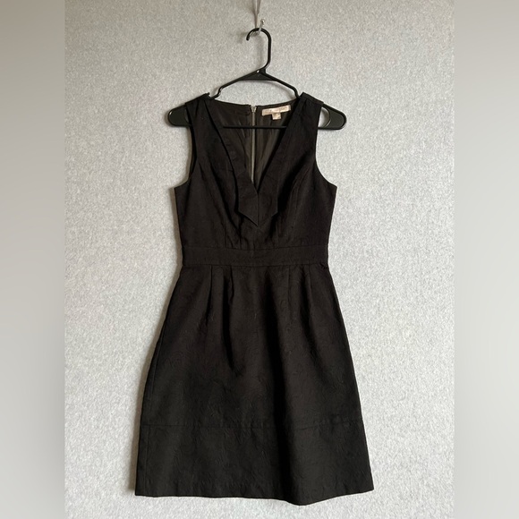 Love21 Women’s Black Dress XS V-Neck Ruffle - Picture 1 of 6